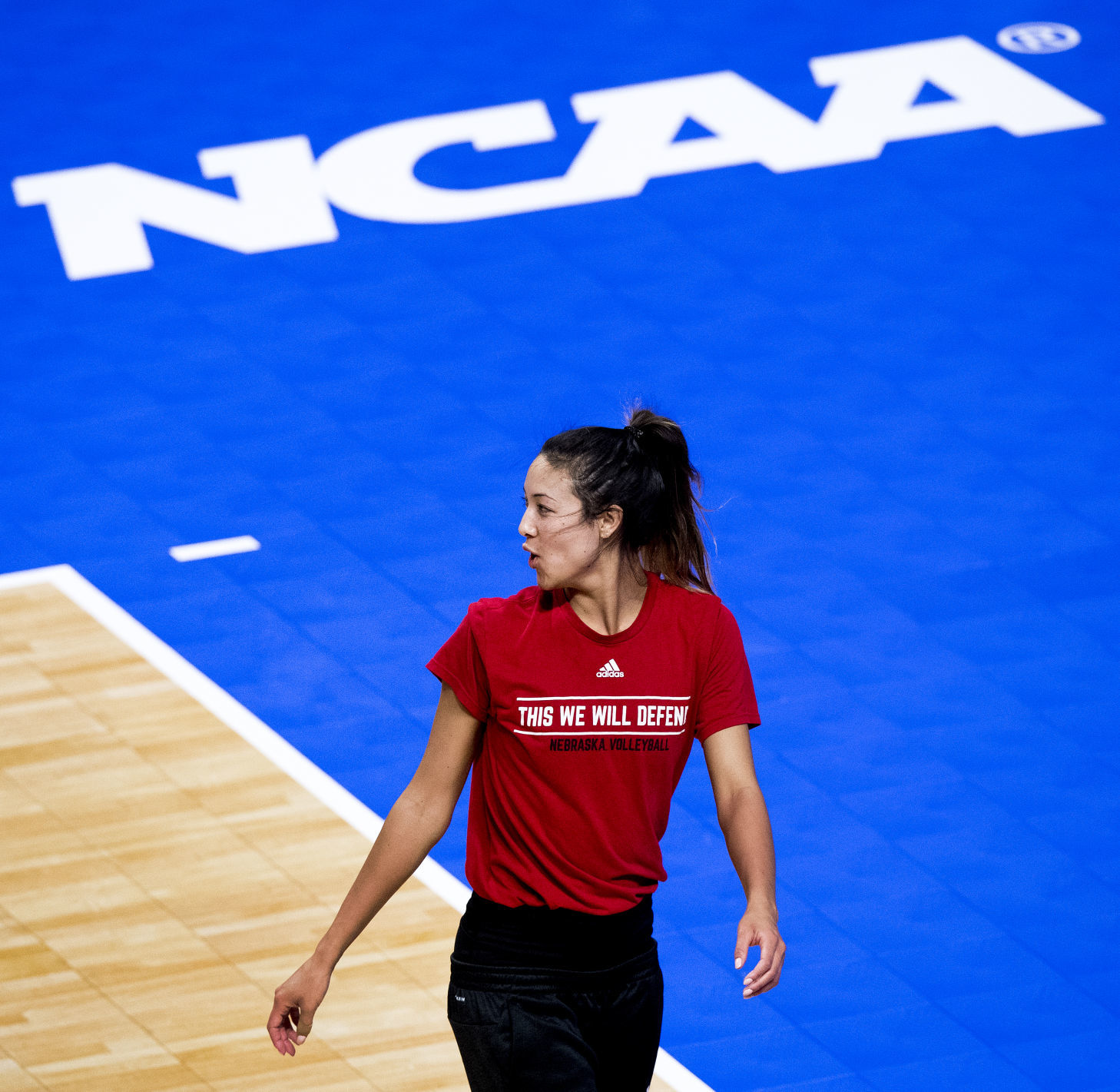 Nebraska Volleyball Practice in Minneapolis, 12.06